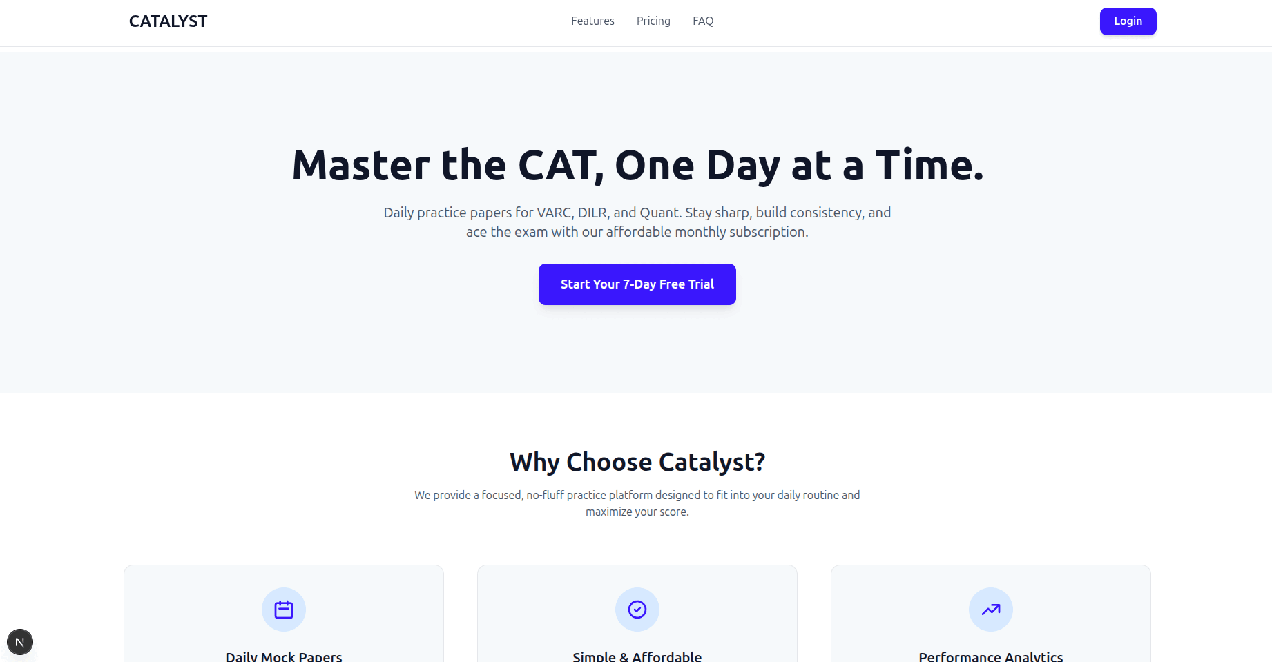 Project titled: Catalyst